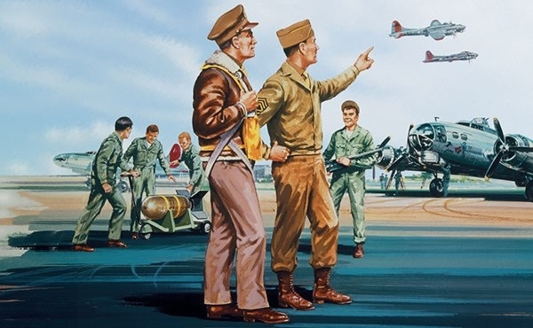 Airfix USAAF Personnel i gruppen SPORT, FRITID & HOBBY / Hobby / Plastmodeller / Figurer hos TP E-commerce Nordic AB (A06896)