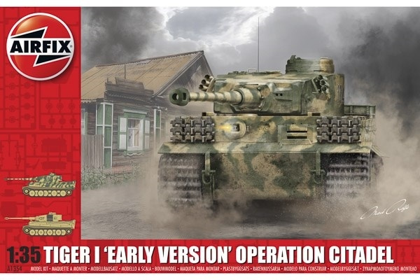 Airfix Tiger-1 \'Early Version - Operation Citadel i gruppen SPORT, FRITID & HOBBY / Hobby / Plastmodeller / Militärfordon (Land) hos TP E-commerce Nordic AB (A06907)