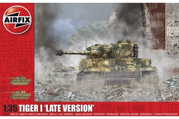 Airfix Tiger-1 \'Late Version i gruppen SPORT, FRITID & HOBBY / Hobby / Plastmodeller / Militärfordon (Land) hos TP E-commerce Nordic AB (A06916)