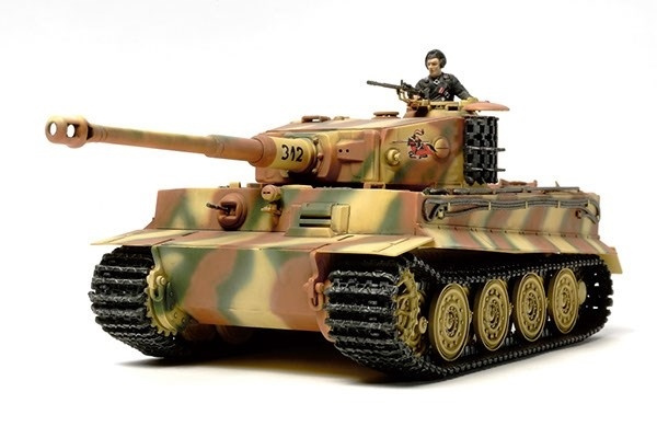 Tamiya 1/48 Tiger I late i gruppen SPORT, FRITID & HOBBY / Hobby / Plastmodeller / Militärfordon (Land) hos TP E-commerce Nordic AB (A06919)