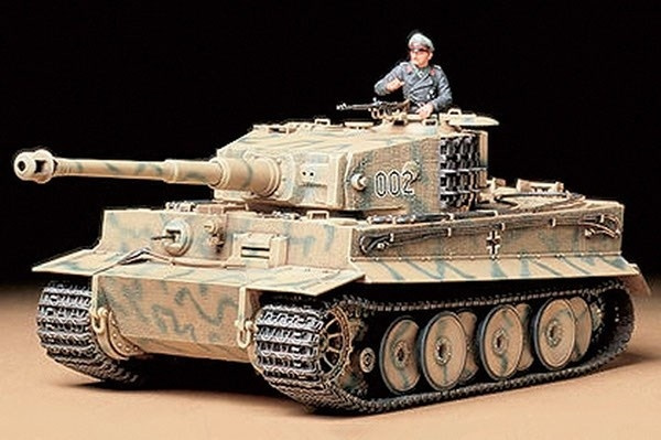 Tamiya 1/35 German Tiger I Mid production i gruppen SPORT, FRITID & HOBBY / Hobby / Plastmodeller / Militärfordon (Land) hos TP E-commerce Nordic AB (A06920)