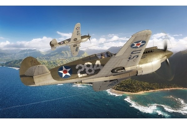 Airfix 1:72 Curtiss P-40B Warhawk i gruppen SPORT, FRITID & HOBBY / Hobby / Plastmodeller / Flyg/Helikoptrar hos TP E-commerce Nordic AB (A06953)