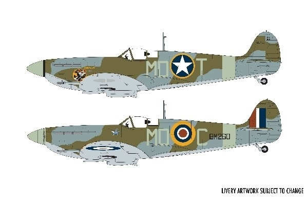 Airfix 1:48 Supermarine Spitfire Mk.Vb i gruppen SPORT, FRITID & HOBBY / Hobby / Plastmodeller / Flyg/Helikoptrar hos TP E-commerce Nordic AB (A06966)