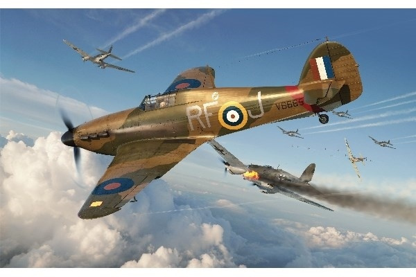 Airfix 1:48 Hawker Hurricane Mk.1 i gruppen SPORT, FRITID & HOBBY / Hobby / Plastmodeller / Flyg/Helikoptrar hos TP E-commerce Nordic AB (A06968)