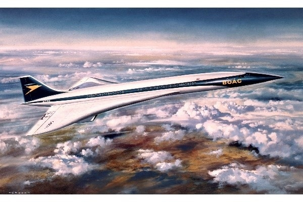 Airfix 1:144 Concorde Prototype BOAC i gruppen SPORT, FRITID & HOBBY / Hobby / Plastmodeller / Flyg/Helikoptrar hos TP E-commerce Nordic AB (A07007)