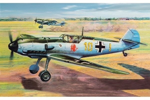 Airfix 1:24 Messerschmitt Bf109E i gruppen SPORT, FRITID & HOBBY / Hobby / Plastmodeller / Flyg/Helikoptrar hos TP E-commerce Nordic AB (A07009)