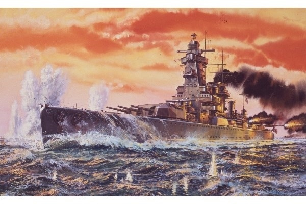 Airfix 1:600 Admiral Graf Spee i gruppen SPORT, FRITID & HOBBY / Hobby / Plastmodeller / Skepp hos TP E-commerce Nordic AB (A07012)