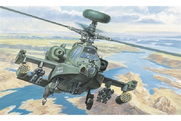 Italeri 1:72 AH-64 D APACHE LONGBOW i gruppen SPORT, FRITID & HOBBY / Hobby / Plastmodeller / Flyg/Helikoptrar hos TP E-commerce Nordic AB (A07051)
