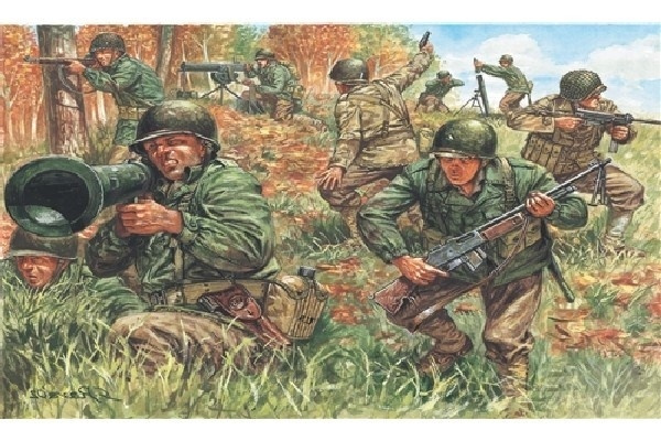 Italeri 1:72 WWII- AMERICAN INFANTRY i gruppen SPORT, FRITID & HOBBY / Hobby / Plastmodeller / Militärfordon (Land) hos TP E-commerce Nordic AB (A07065)