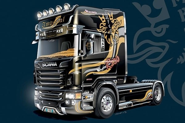 Italeri 1:24 SCANIA R730 V8 TOPLINE \' IMPERIAL i gruppen SPORT, FRITID & HOBBY / Hobby / Plastmodeller / Bilar hos TP E-commerce Nordic AB (A07070)