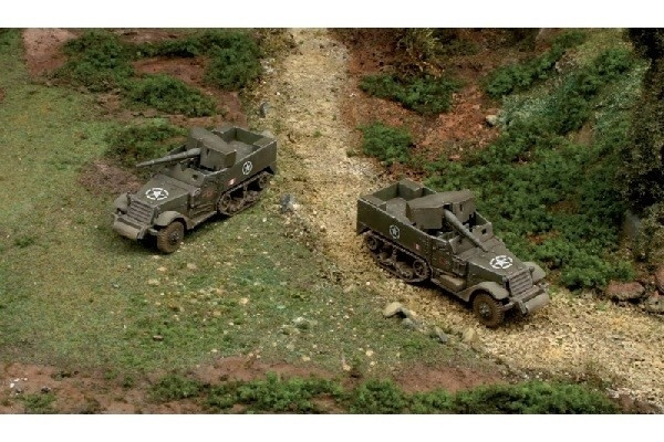 Italeri 1:72 M3 75mm HALF TRACK (2 F.A.) i gruppen SPORT, FRITID & HOBBY / Hobby / Plastmodeller / Militärfordon (Land) hos TP E-commerce Nordic AB (A07107)