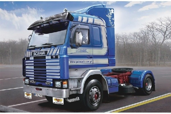 Italeri 1:24 SCANIA 143M TOPLINE 4x2 i gruppen SPORT, FRITID & HOBBY / Hobby / Plastmodeller / Bilar hos TP E-commerce Nordic AB (A07114)