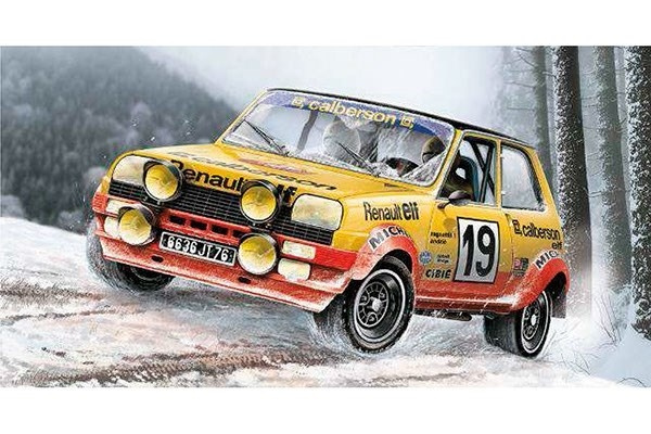 Italeri 1:24 RENAULT R5 RALLY i gruppen SPORT, FRITID & HOBBY / Hobby / Plastmodeller / Bilar hos TP E-commerce Nordic AB (A07169)