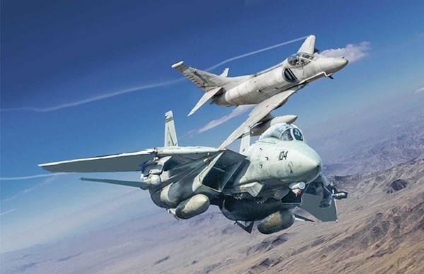 Italeri 1:72 US Navy Fighter Weapons School \'Top Gun i gruppen SPORT, FRITID & HOBBY / Hobby / Plastmodeller / Flyg/Helikoptrar hos TP E-commerce Nordic AB (A07220)