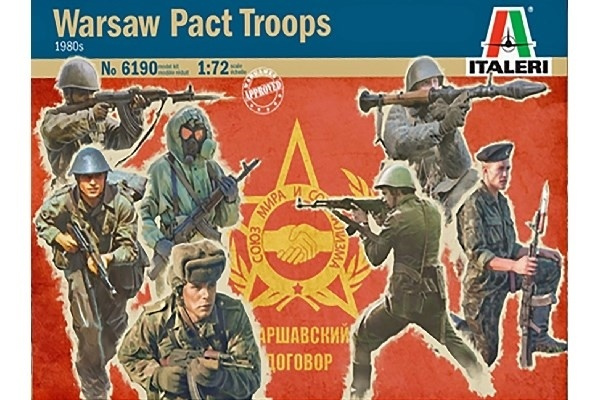 Italeri 1:72 Varsaw Pact Troops - contains 48 figures i gruppen SPORT, FRITID & HOBBY / Hobby / Plastmodeller / Figurer hos TP E-commerce Nordic AB (A07262)