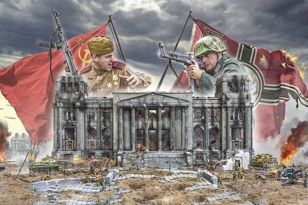 Italeri 1:72 Berlin 1945: the Reichstag conquest i gruppen SPORT, FRITID & HOBBY / Hobby / Plastmodeller / Diverse hos TP E-commerce Nordic AB (A07321)