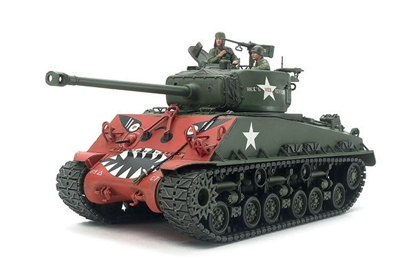 Tamiya 1/35 U.S. Medium Tank M4A3E8 Sherman \'Easy Eight i gruppen SPORT, FRITID & HOBBY / Hobby / Plastmodeller / Militärfordon (Land) hos TP E-commerce Nordic AB (A07347)