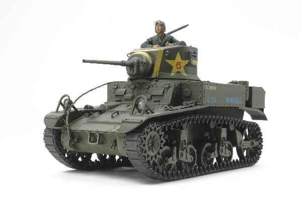 Tamiya 1/35 U.S. Light Tank M3 Stuart Late Production i gruppen SPORT, FRITID & HOBBY / Hobby / Plastmodeller / Militärfordon (Land) hos TP E-commerce Nordic AB (A07352)