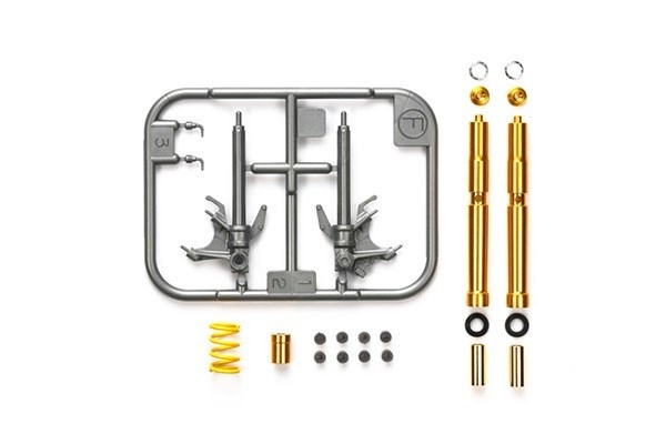 Tamiya 1/12 Scale Yamaha YZF-R1M Front Fork Set i gruppen SPORT, FRITID & HOBBY / Hobby / Plastmodeller / Motorcyklar hos TP E-commerce Nordic AB (A07359)