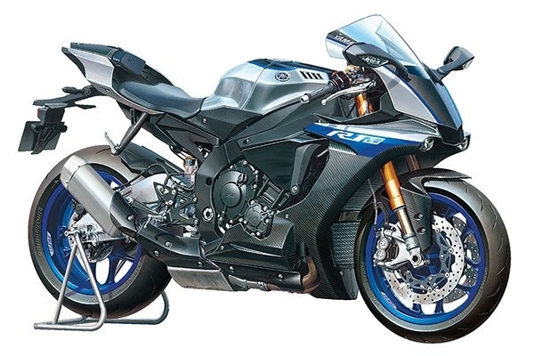 Tamiya 1/12 Yamaha YZF-R1M i gruppen SPORT, FRITID & HOBBY / Hobby / Plastmodeller / Motorcyklar hos TP E-commerce Nordic AB (A07360)