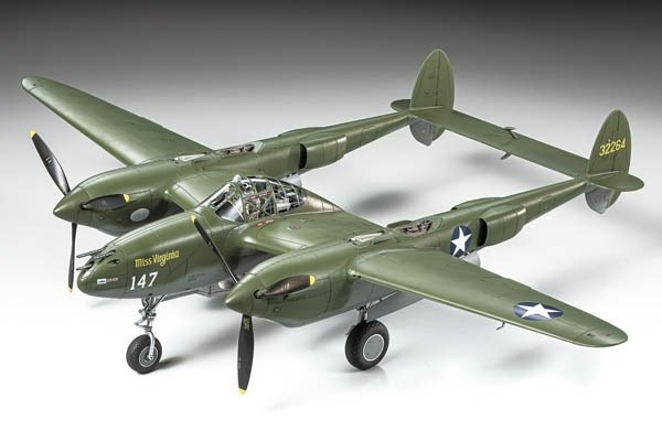 Tamiya 1:48 Lockheed® P-38®F/G Lightning® i gruppen SPORT, FRITID & HOBBY / Hobby / Plastmodeller / Flyg/Helikoptrar hos TP E-commerce Nordic AB (A07386)