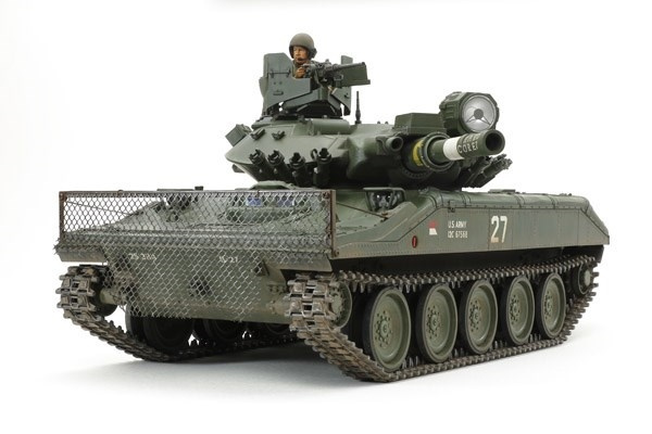 Tamiya 1:16 U.S. Airborne Tank M551 Sheridan i gruppen SPORT, FRITID & HOBBY / Hobby / Plastmodeller / Militärfordon (Land) hos TP E-commerce Nordic AB (A07388)