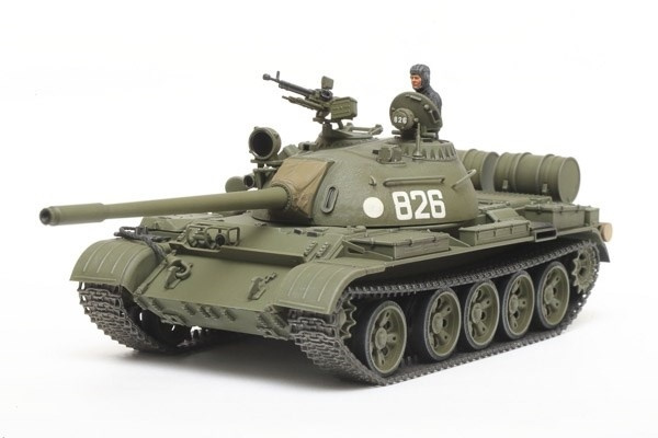 Tamiya 1:48 Russian Medium Tank T-55 i gruppen SPORT, FRITID & HOBBY / Hobby / Plastmodeller / Militärfordon (Land) hos TP E-commerce Nordic AB (A07395)