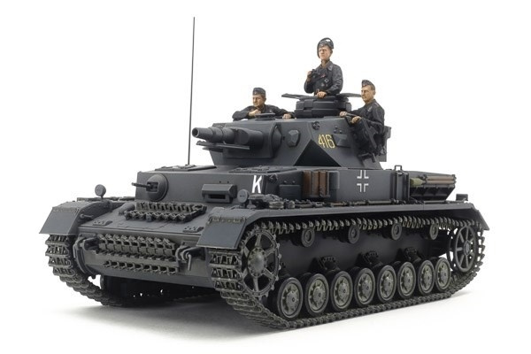 Tamiya 1/35 German Tank Panzerkampfwagen IV Ausf.F i gruppen SPORT, FRITID & HOBBY / Hobby / Plastmodeller / Militärfordon (Land) hos Teknikproffset Nordic AB (A07411)