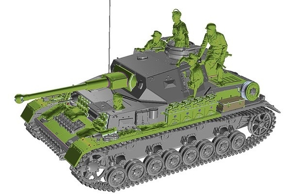 Tamiya 1/35 German Tank Panzerkampfwagen IV Ausf. G i gruppen SPORT, FRITID & HOBBY / Hobby / Plastmodeller / Militärfordon (Land) hos TP E-commerce Nordic AB (A07421)