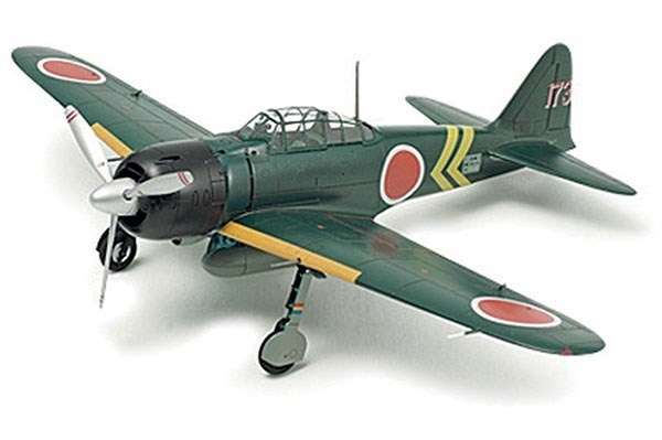 Tamiya 1/72 A6M3/3a Zero Model 22 (Zeke) i gruppen SPORT, FRITID & HOBBY / Hobby / Plastmodeller / Flyg/Helikoptrar hos TP E-commerce Nordic AB (A07423)