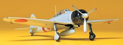 Tamiya 1/48 A6M2 Type 21 Zero Fighter i gruppen SPORT, FRITID & HOBBY / Hobby / Plastmodeller / Flyg/Helikoptrar hos TP E-commerce Nordic AB (A07425)