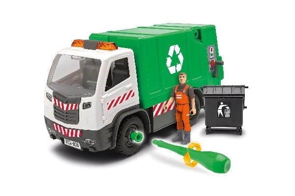 Revell Garbage Truck i gruppen SPORT, FRITID & HOBBY / Hobby / Plastmodeller / Juniorset hos TP E-commerce Nordic AB (A07447)