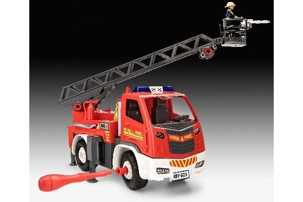 Revell Fire Truck - Ladder Unit i gruppen SPORT, FRITID & HOBBY / Hobby / Plastmodeller / Juniorset hos TP E-commerce Nordic AB (A07461)