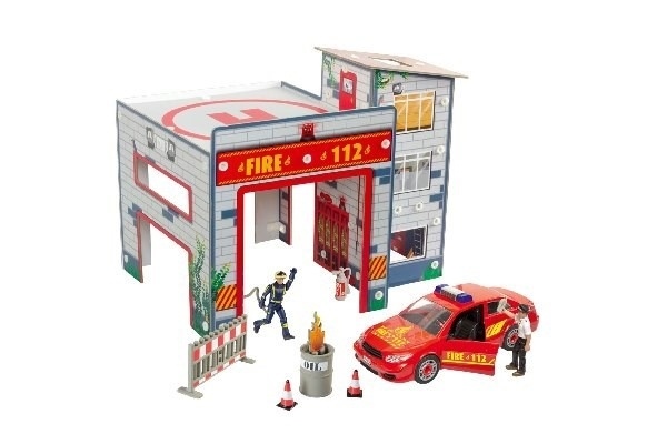 Revell Playset \'Fire Station i gruppen SPORT, FRITID & HOBBY / Hobby / Plastmodeller / Juniorset hos TP E-commerce Nordic AB (A07465)