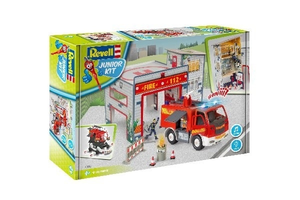 Revell Playset \'Fire Station i gruppen SPORT, FRITID & HOBBY / Hobby / Plastmodeller / Juniorset hos TP E-commerce Nordic AB (A07466)