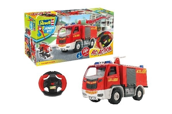 Revell Junior Kit RC Fire Truck i gruppen SPORT, FRITID & HOBBY / Hobby / Plastmodeller / Juniorset hos TP E-commerce Nordic AB (A07474)