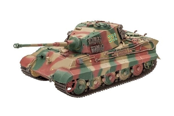 Revell TigerII Ausf,B (Henschel Turret) i gruppen SPORT, FRITID & HOBBY / Hobby / Plastmodeller / Militärfordon (Land) hos TP E-commerce Nordic AB (A07507)