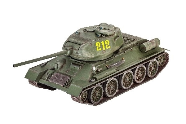 Revell T-34/85 i gruppen SPORT, FRITID & HOBBY / Hobby / Plastmodeller / Militärfordon (Land) hos TP E-commerce Nordic AB (A07545)