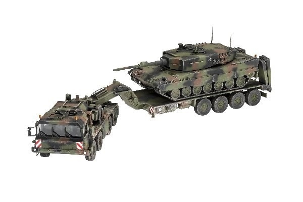 Revell 1:72 SLT 50-3 \'Elefant\' + Leopard 2A4 i gruppen SPORT, FRITID & HOBBY / Hobby / Plastmodeller / Militärfordon (Land) hos TP E-commerce Nordic AB (A07553)