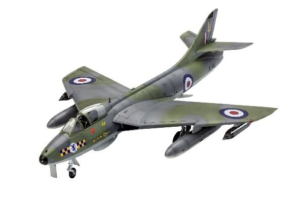 Revell British Legends: Hawker Hunter F i gruppen SPORT, FRITID & HOBBY / Hobby / Plastmodeller / Flyg/Helikoptrar hos TP E-commerce Nordic AB (A07641)