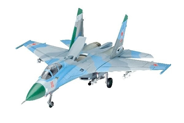 Revell Suchoi Su-27 Flanker i gruppen SPORT, FRITID & HOBBY / Hobby / Plastmodeller / Flyg/Helikoptrar hos TP E-commerce Nordic AB (A07663)