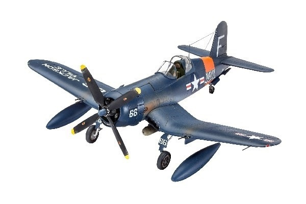 Revell F4U-4 Corsair i gruppen SPORT, FRITID & HOBBY / Hobby / Plastmodeller / Flyg/Helikoptrar hos TP E-commerce Nordic AB (A07667)