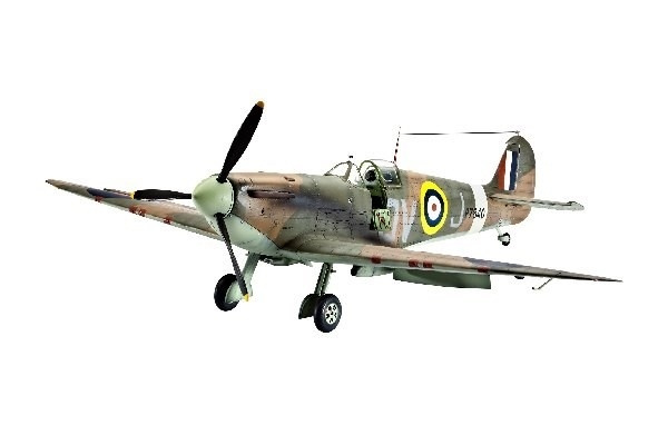 Revell Supermarine SPITFIRE Mk,IIa i gruppen SPORT, FRITID & HOBBY / Hobby / Plastmodeller / Flyg/Helikoptrar hos TP E-commerce Nordic AB (A07678)