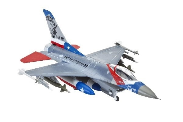 Revell F-16C Fighting Falcon i gruppen SPORT, FRITID & HOBBY / Hobby / Plastmodeller / Flyg/Helikoptrar hos TP E-commerce Nordic AB (A07679)