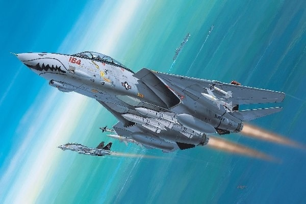 Revell F-14D Super Tomcat i gruppen SPORT, FRITID & HOBBY / Hobby / Plastmodeller / Flyg/Helikoptrar hos TP E-commerce Nordic AB (A07687)