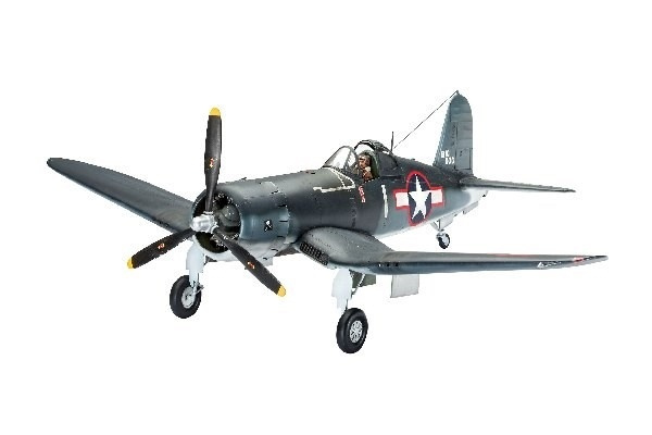 Revell Vought F4U-1A CORSAIR i gruppen SPORT, FRITID & HOBBY / Hobby / Plastmodeller / Flyg/Helikoptrar hos TP E-commerce Nordic AB (A07716)