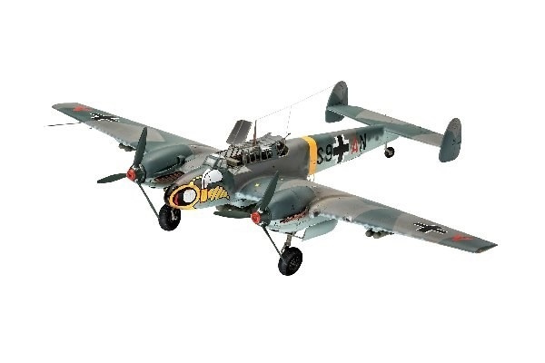 Revell Messerschmitt Bf110 C-2/C-7 i gruppen SPORT, FRITID & HOBBY / Hobby / Plastmodeller / Flyg/Helikoptrar hos TP E-commerce Nordic AB (A07737)