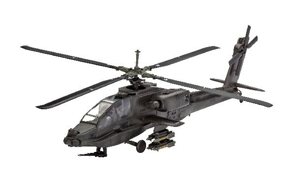 Revell AH-64A Apache i gruppen SPORT, FRITID & HOBBY / Hobby / Plastmodeller / Flyg/Helikoptrar hos TP E-commerce Nordic AB (A07753)