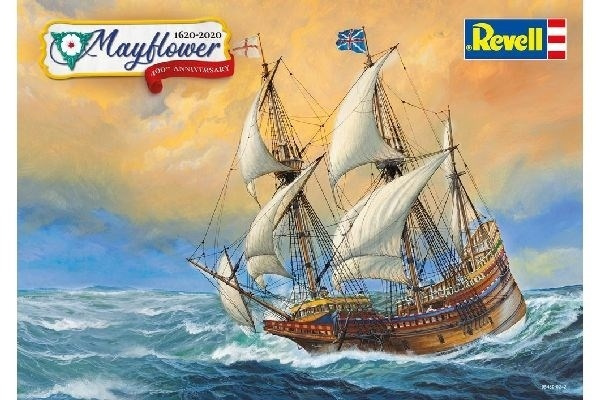 Revell 1:83 Gift Set Mayflower 400th Anniversary i gruppen SPORT, FRITID & HOBBY / Hobby / Plastmodeller / Startkit/Gåvoset hos TP E-commerce Nordic AB (A07814)