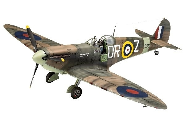 Revell Spitfire Mk,II\'Aces High\'Iron Ma i gruppen SPORT, FRITID & HOBBY / Hobby / Plastmodeller / Startkit/Gåvoset hos TP E-commerce Nordic AB (A07817)